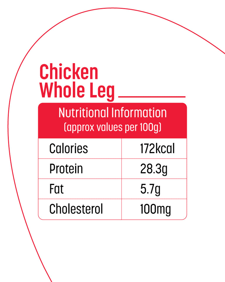 Chicken Whole Leg - 500gm