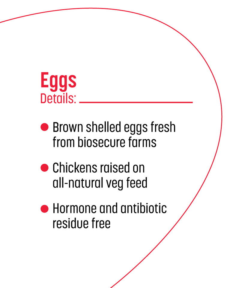 Brown Eggs - Pack of 6