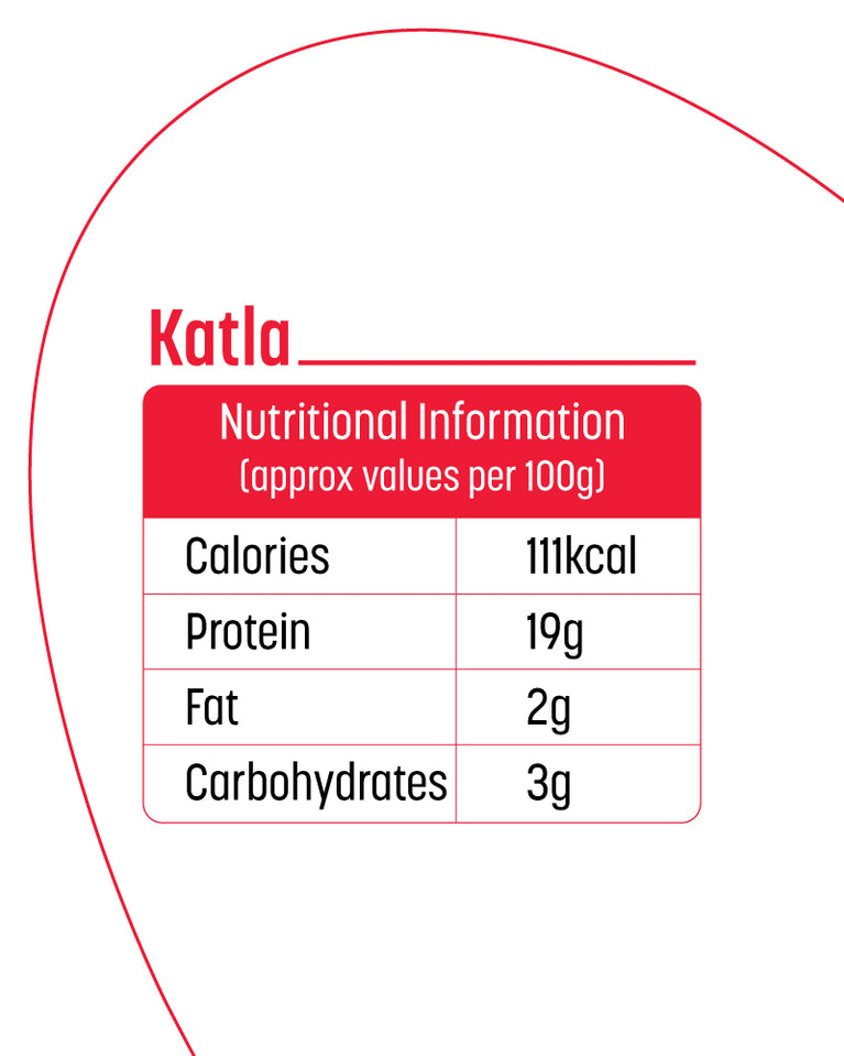 Catla Curry Cut with Head - 500 gm