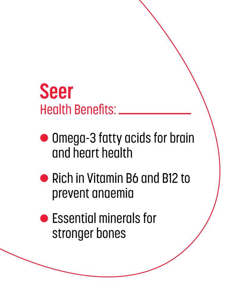 Seer Fish Boneless Cubes - 500 gm