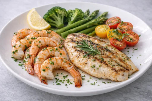 Which Wins for Health, Prawns or Fish?