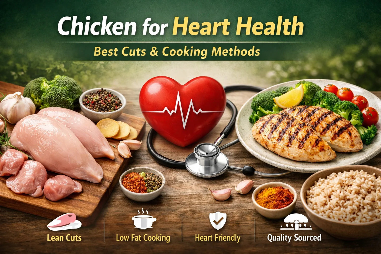 Chicken for Heart Health: Best Cuts & Cooking Methods