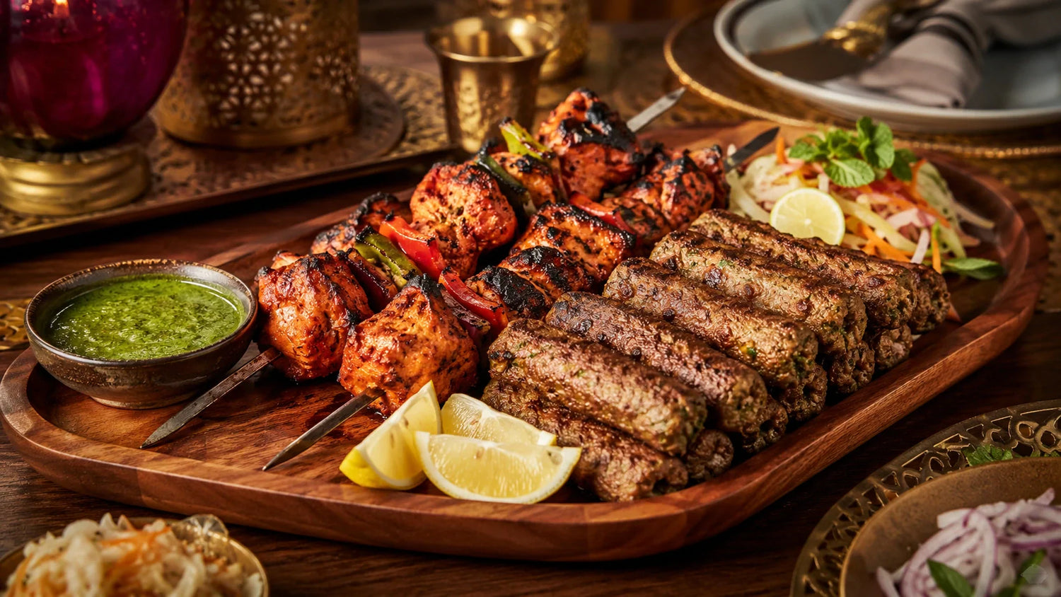 A fresh package of premium meat delivered to a doorstep in a secure box.