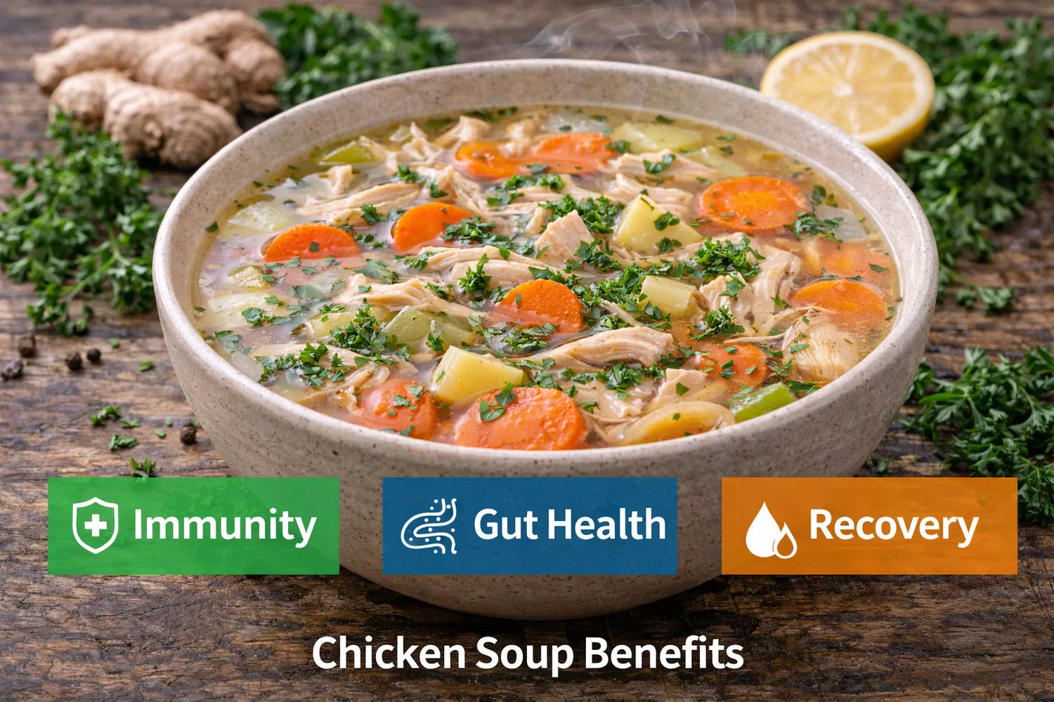 Chicken Soup Benefits: Immunity, Gut Health & Recovery
