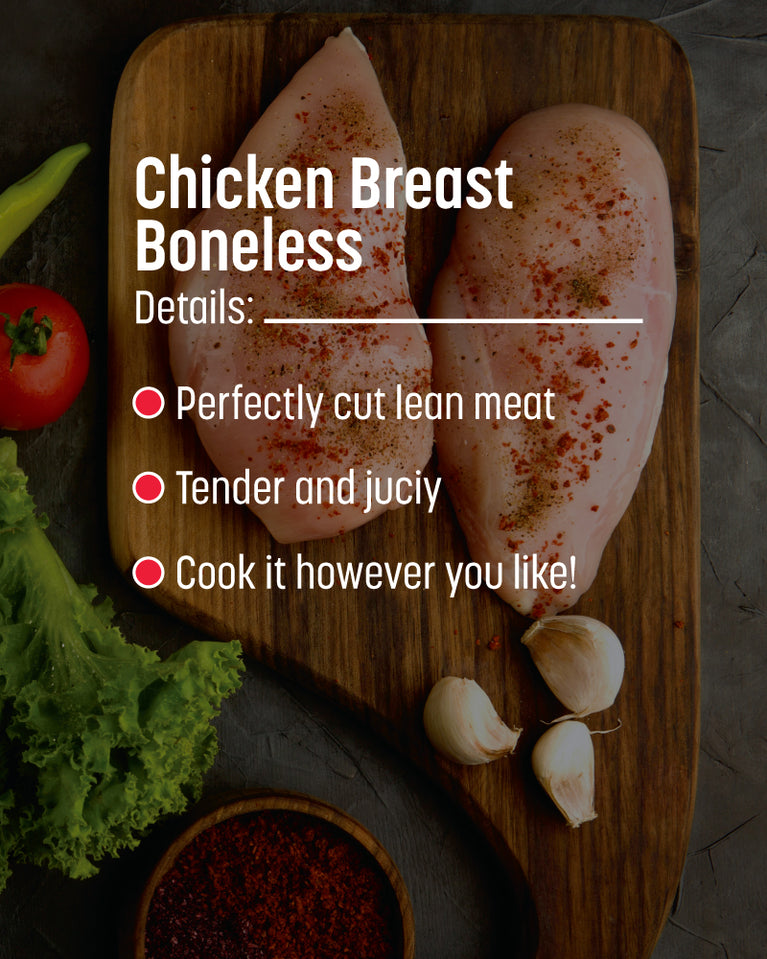 Chicken Breast Boneless - 500gm