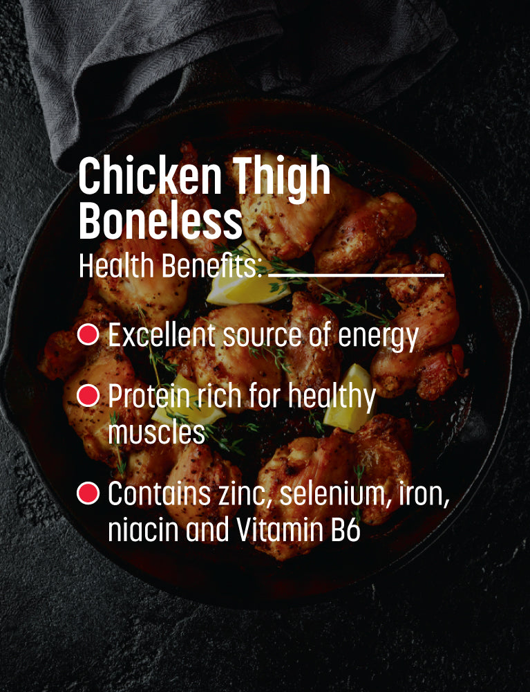 Chicken Thigh Boneless - 500gm