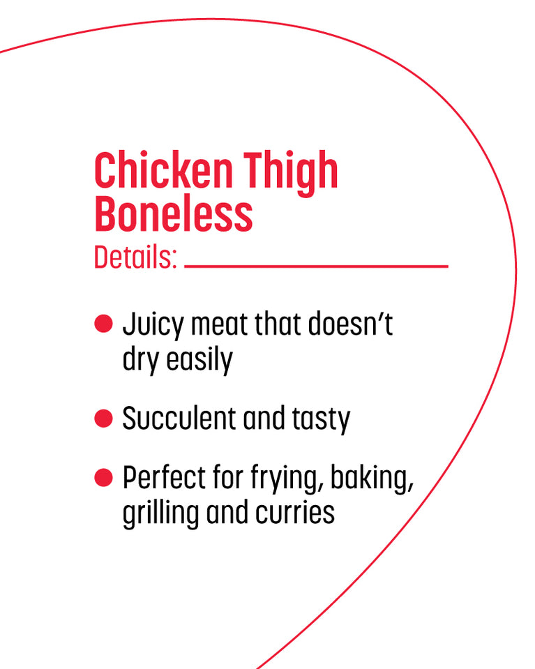 Chicken Thigh Boneless - 500gm