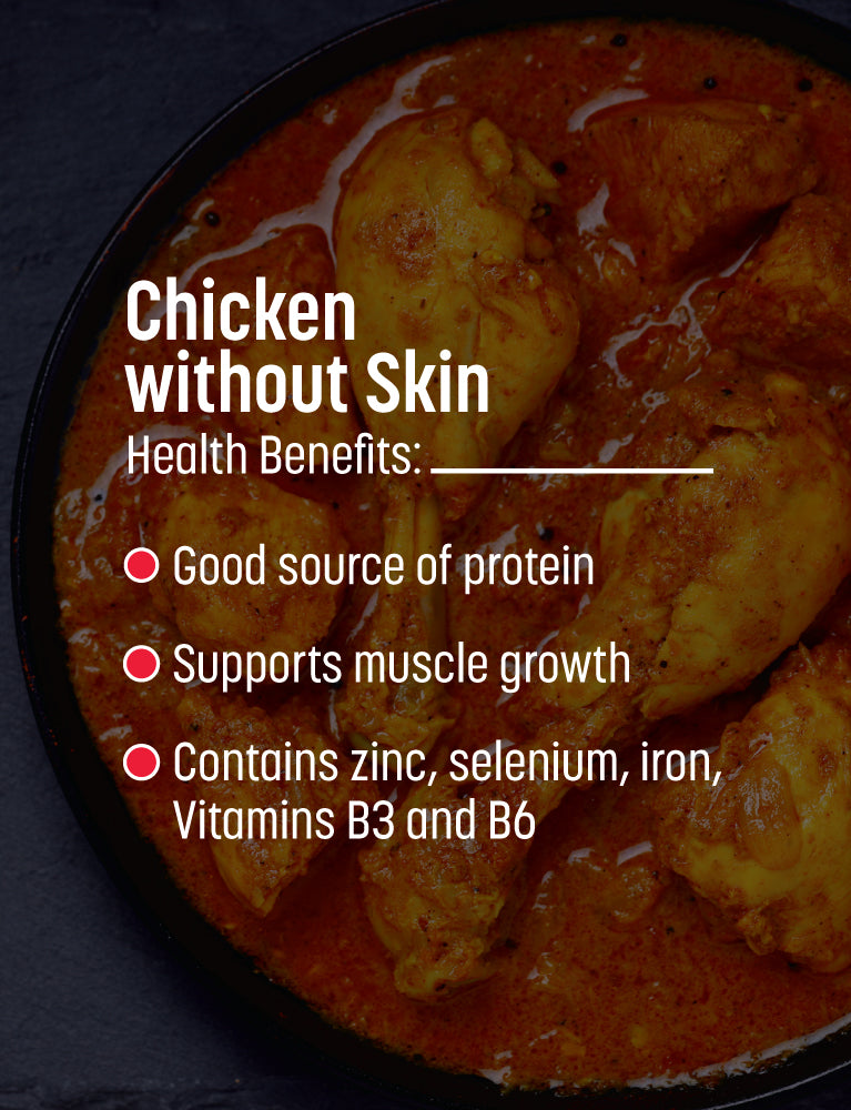 Chicken Curry Cut without Skin - 500gm