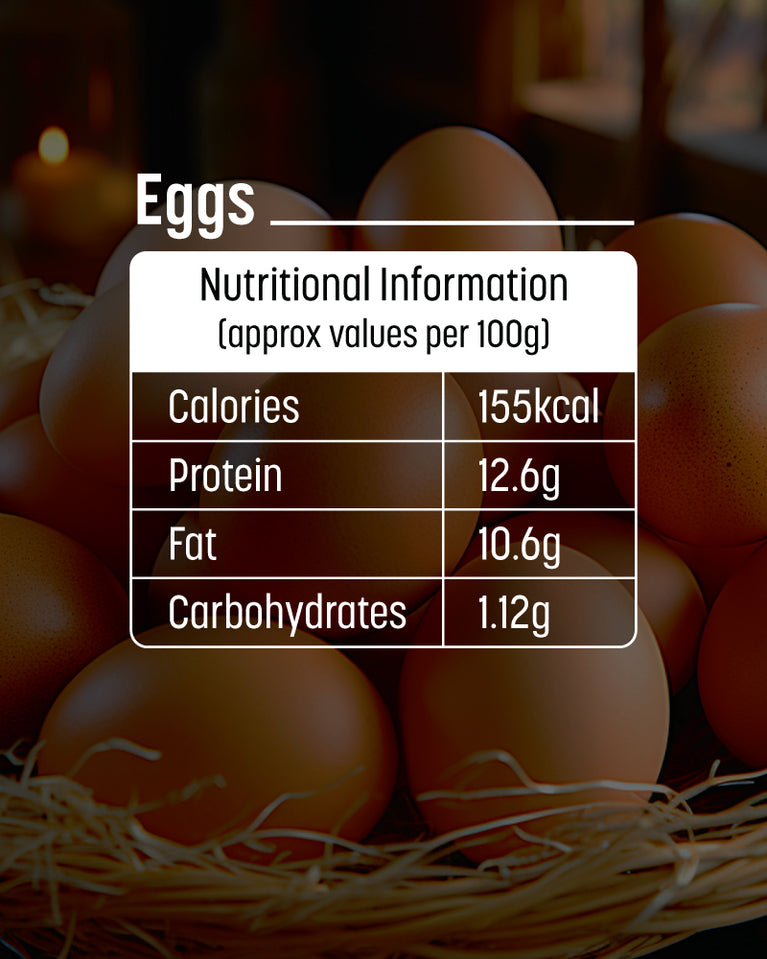 Brown Eggs - Pack of 6