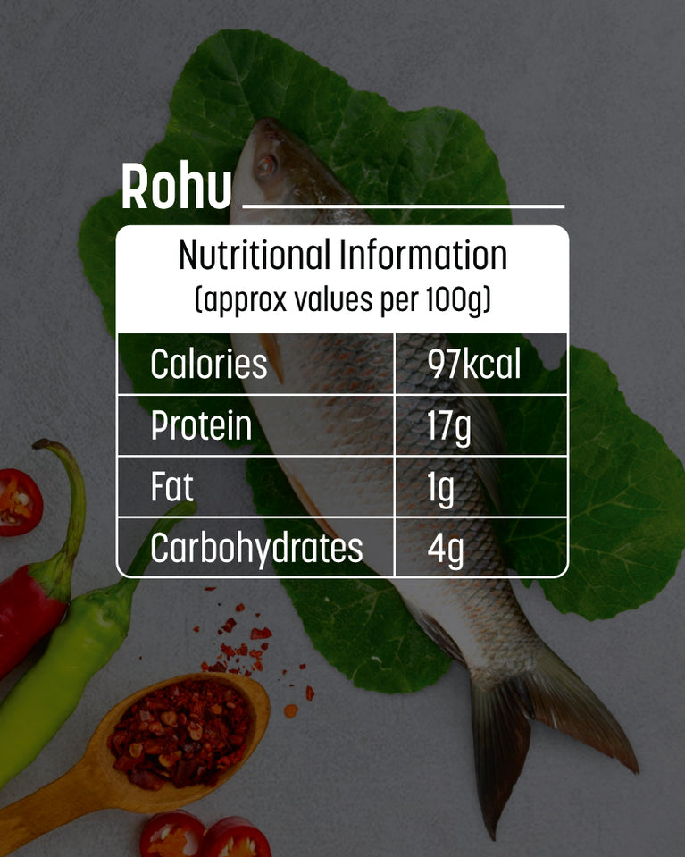 Rohu Curry Cut with Head - 500 gm