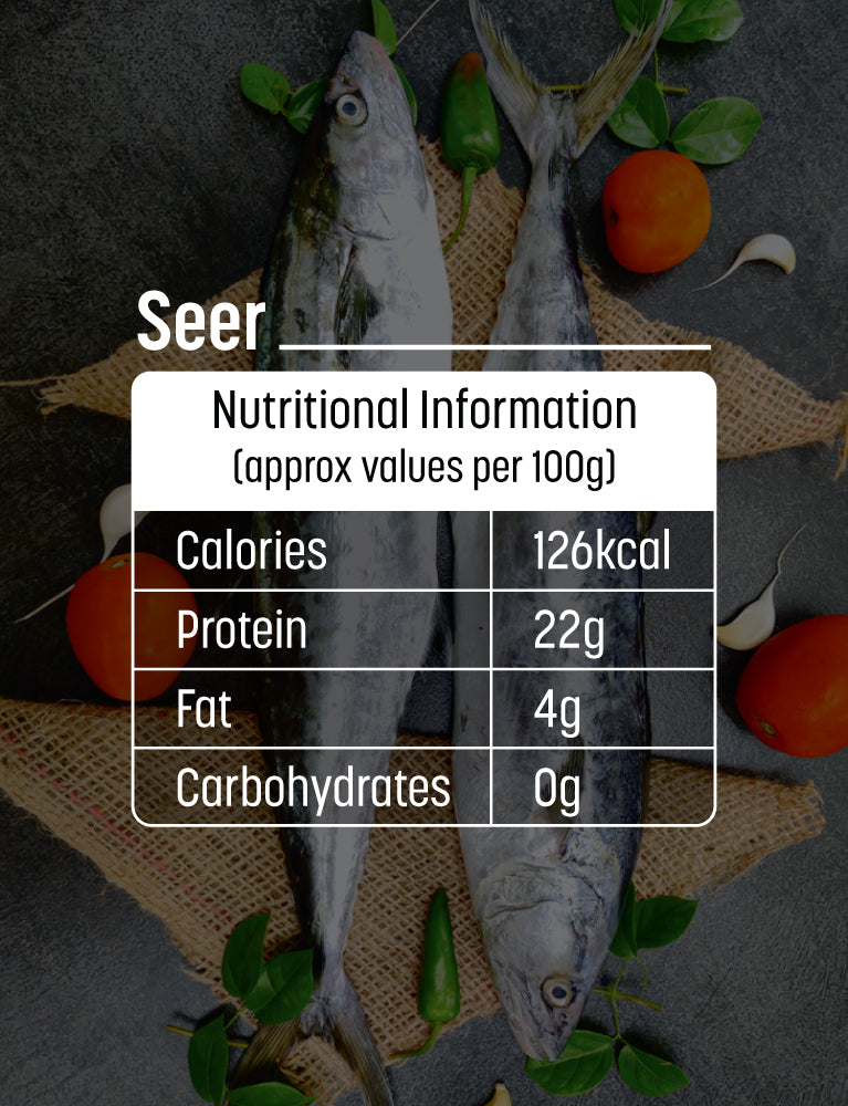 Seer Fish Steaks - 500 gm