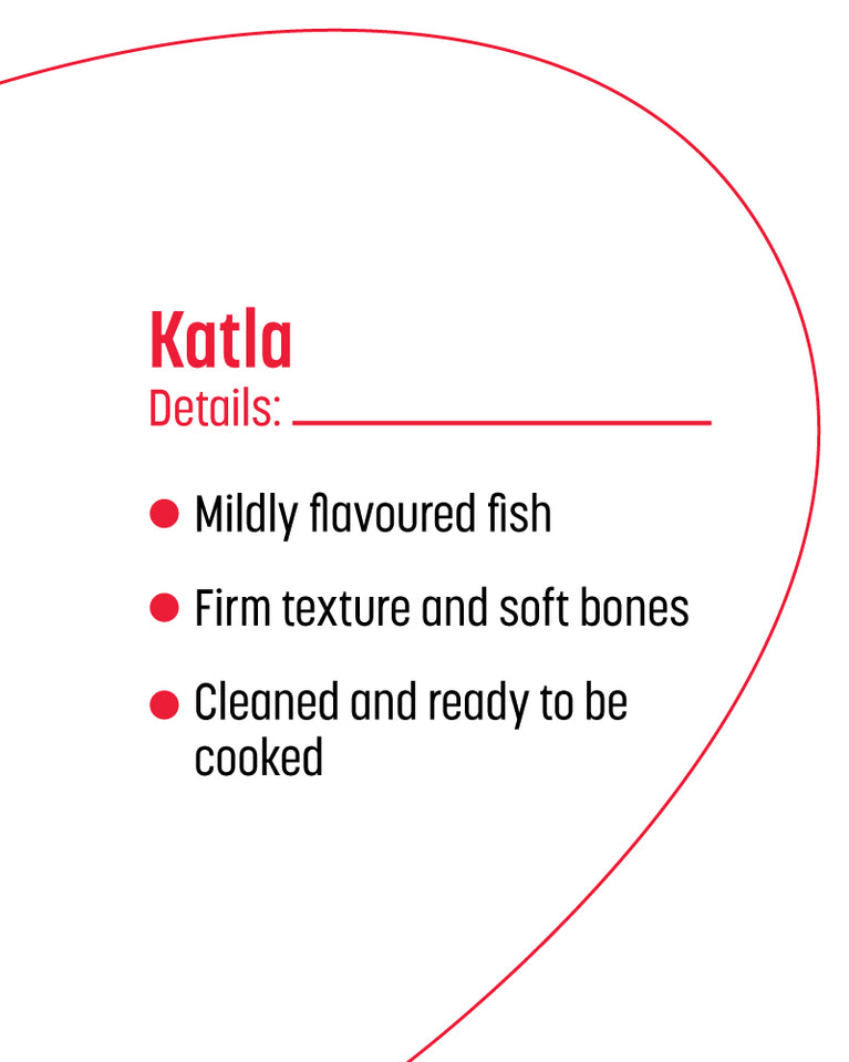 Catla Steaks without Head - 500 gm