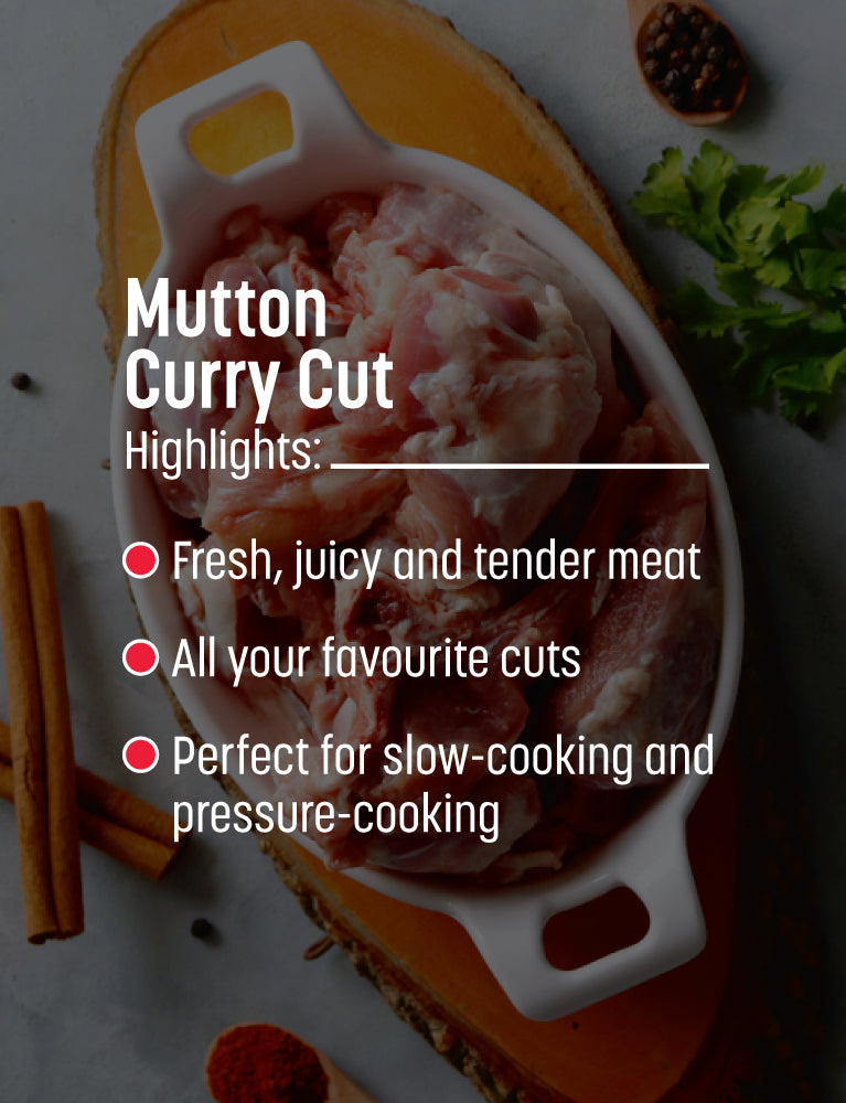 Mutton Curry Cut - Lamb - 500gm