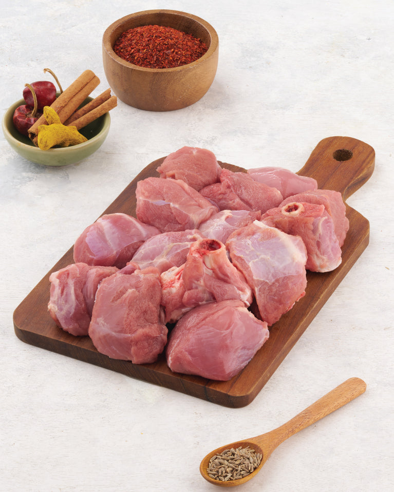 Mutton Leg Cut Pieces - Goat - 500gm